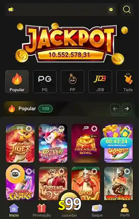 Promoções Especiais no s99 App